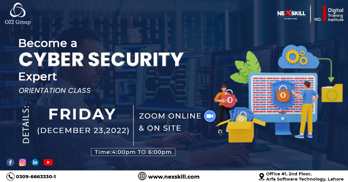 Cyber Security Program in Lahore by NexSkill