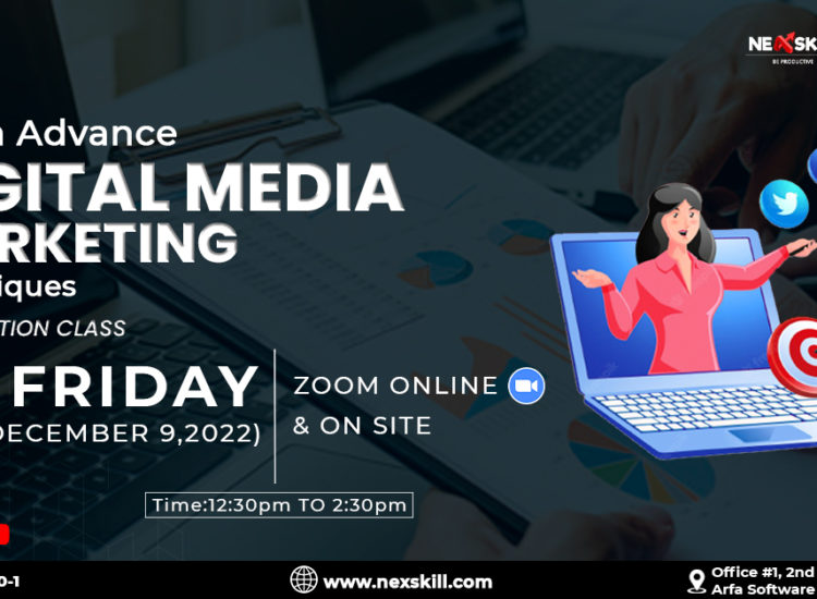 Digital Media Marketing Program In Lahore By NexSkill