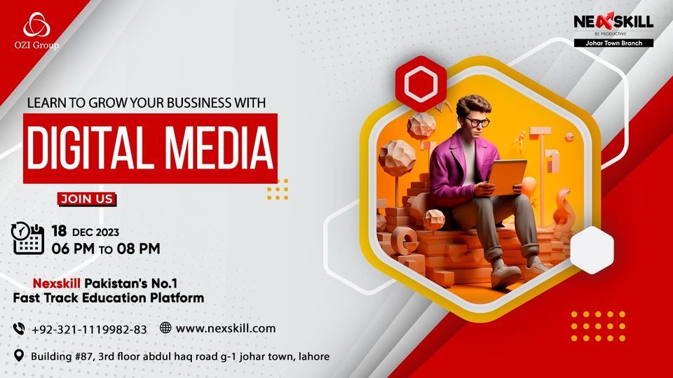 Learn to Grow your Business with Digital Media Marketing