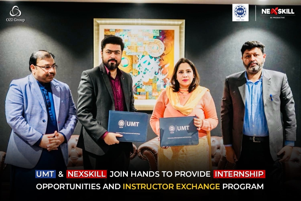 nexskill and umt signed an MOU