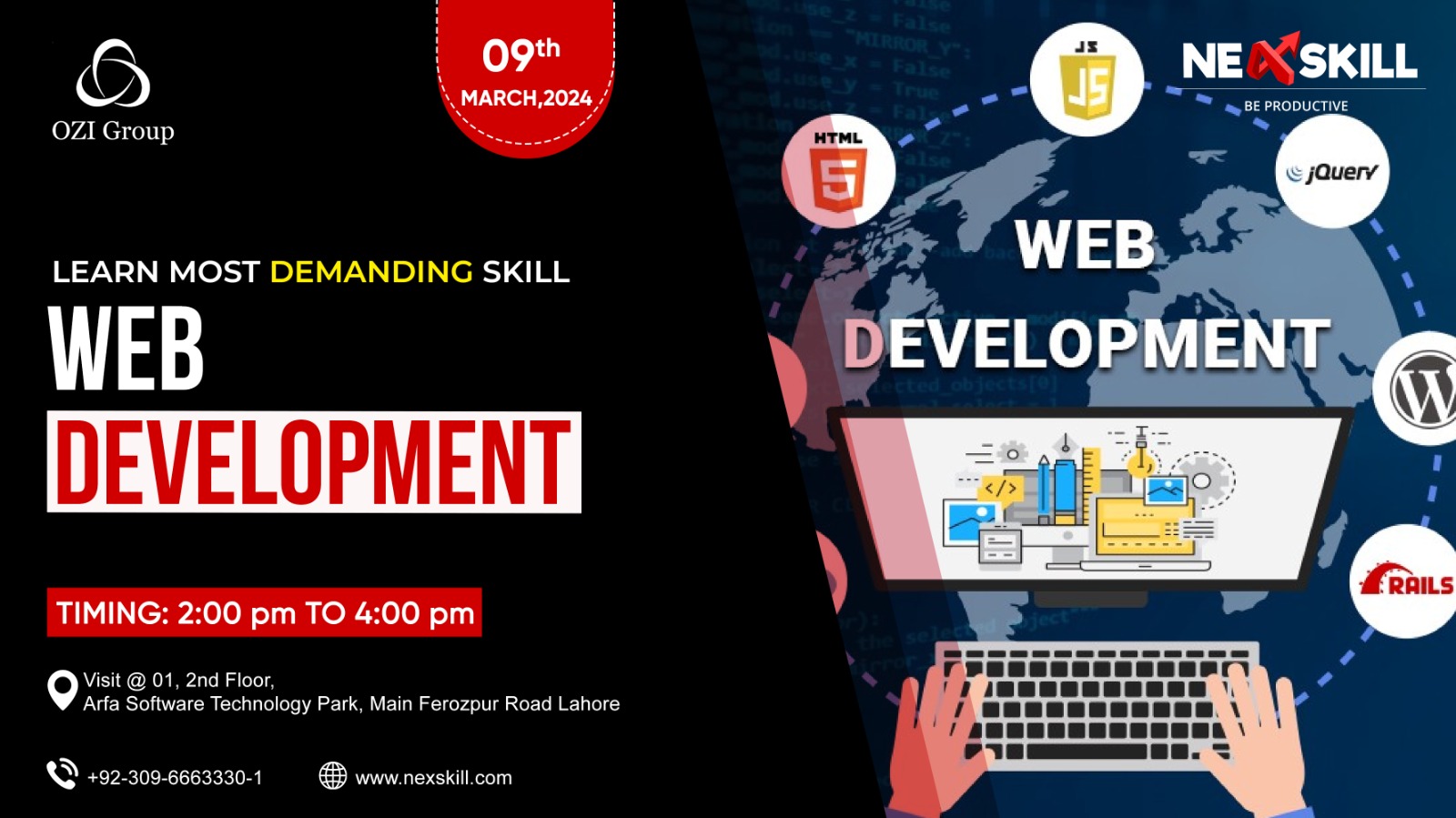 Web Development event march